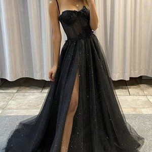 BRAND NEW WITH TAGS GLITTER PROM DRESS